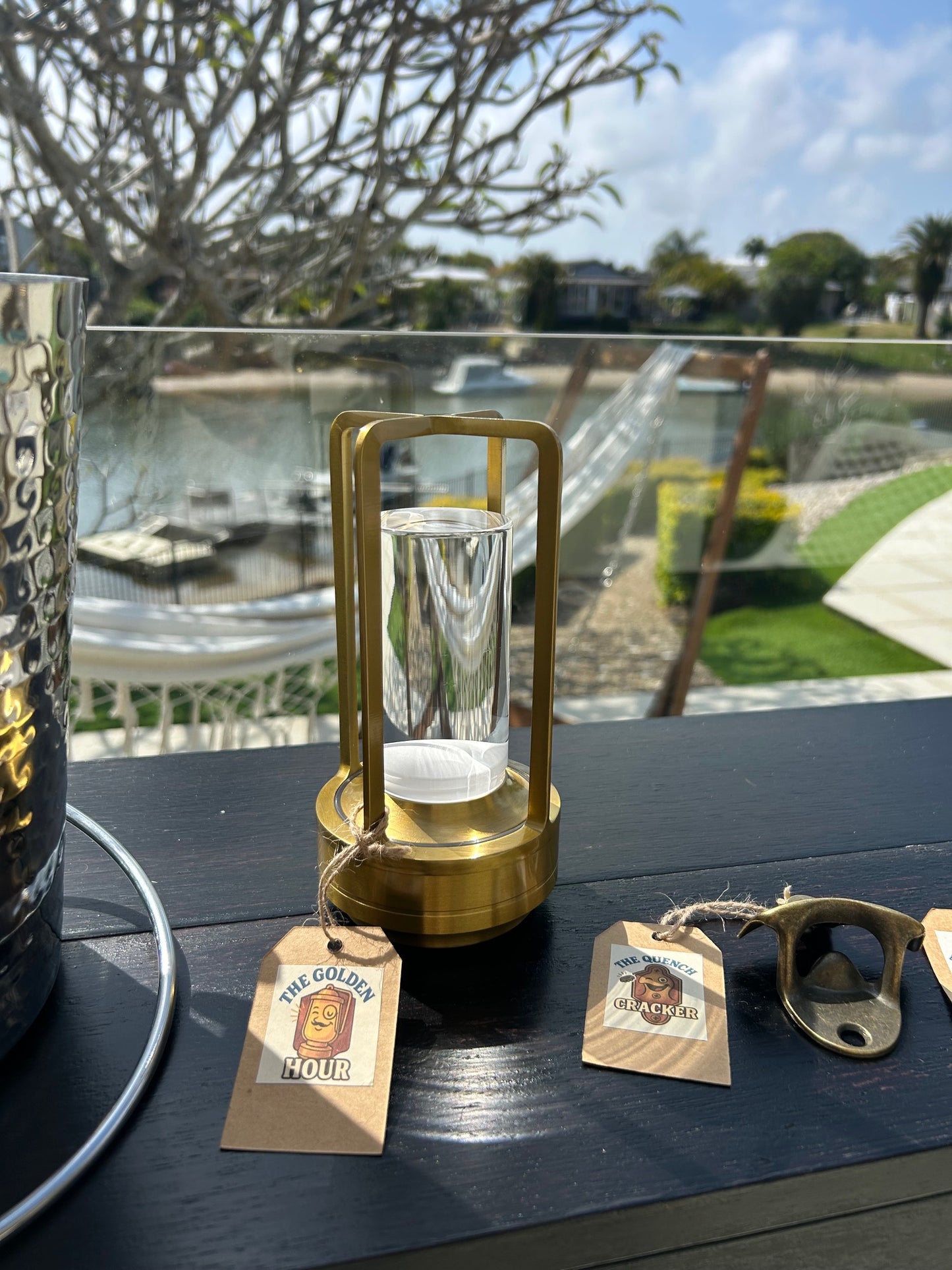 Vintage Brass Lantern Rechargeable 🌅 The Golden Hour