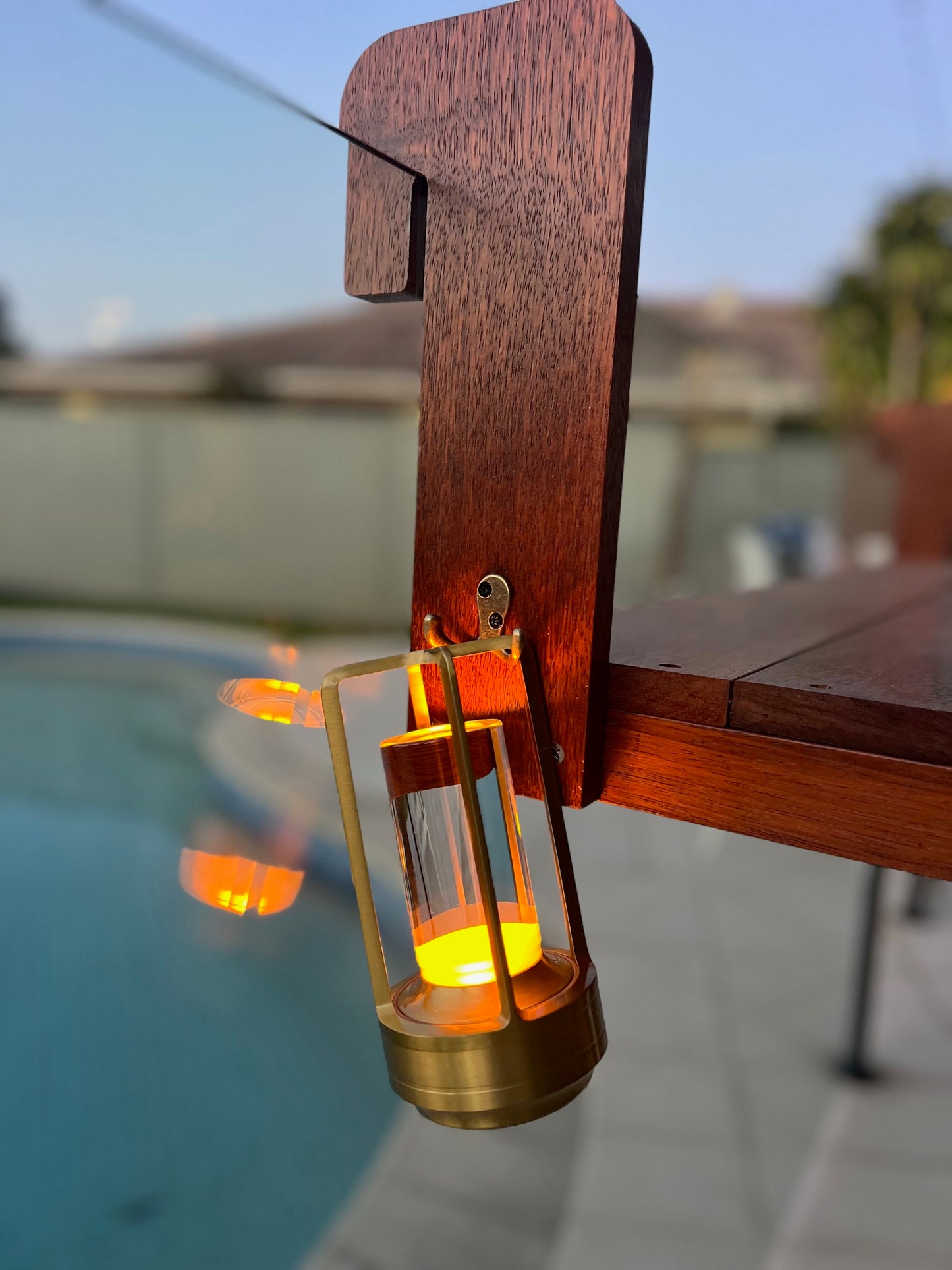 Vintage Brass Lantern Rechargeable 🌅 The Golden Hour