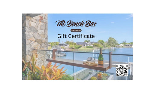Bench Bar Gift Voucher – Outdoor Balcony Bar Shelf Gift Idea