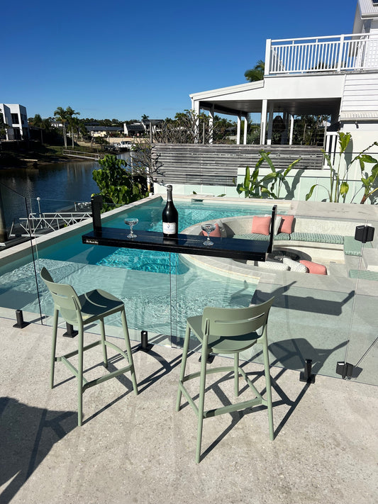 The Bench Bar for Frameless Glass Pool Fence "Colin" - Balustrade and Balcony