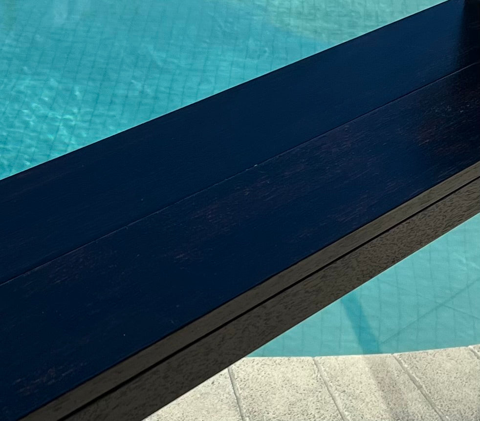 The Bench Bar for Glass with Capping Pool Fence and Balustrade "Campbell" - Balcony Shelf