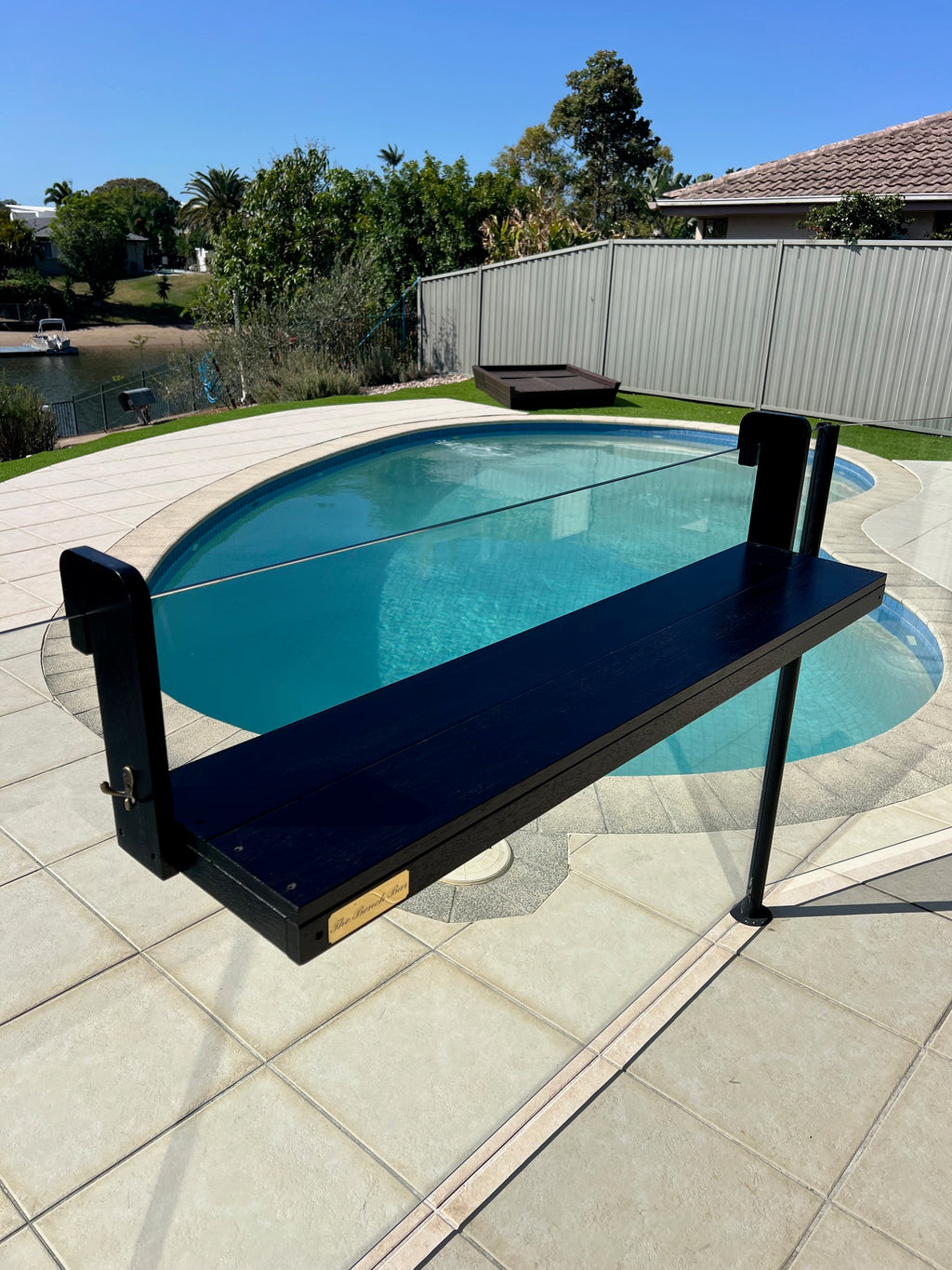 The Bench Bar for Frameless Glass Pool Fence "Colin" - Balustrade and Balcony