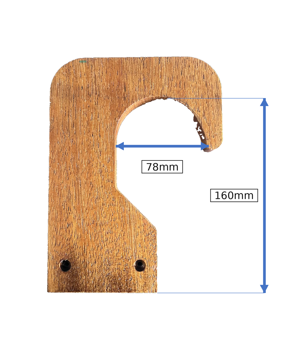 Bench Bar end cap fitting, 78mm and 160mm sizes