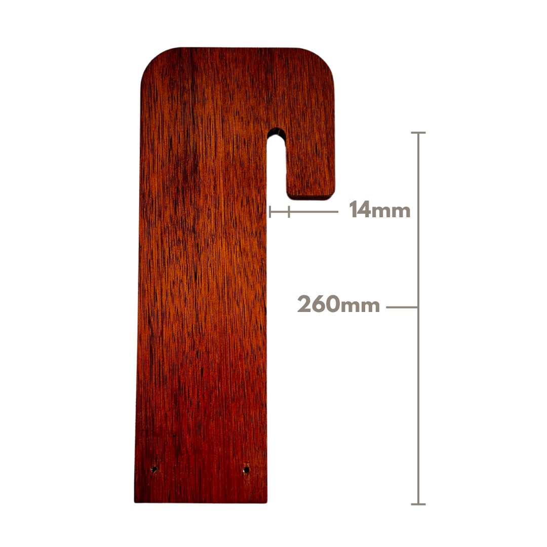 Bench Bar attachment for glass balcony balustrades